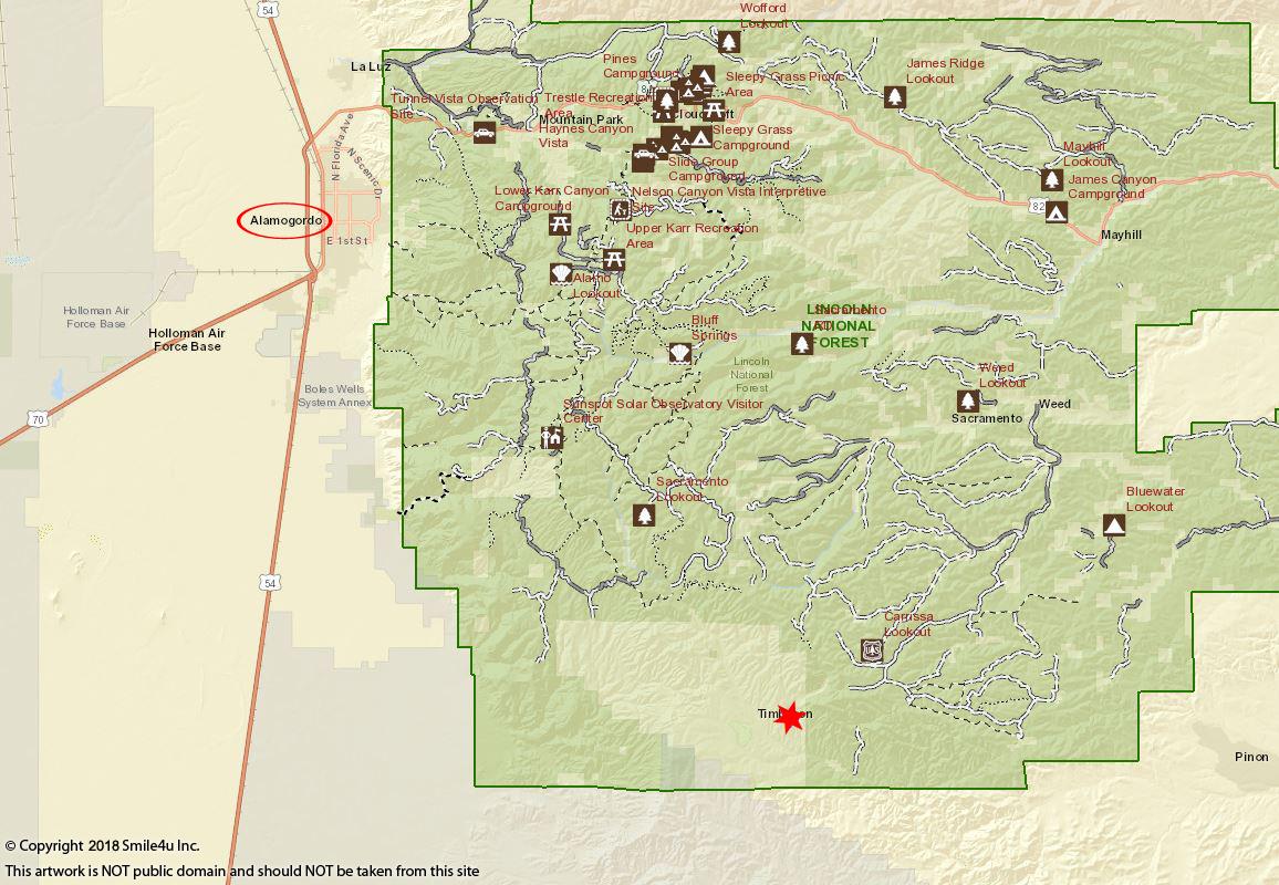 0.5 acres land in Timberon New Mexico